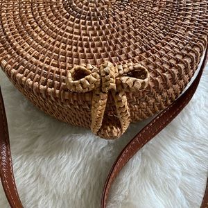 Ratan or Wicker Cross Shoulder Bag